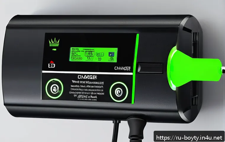 미니카 전용 배터리 충전 시간 - A detailed close-up of a modern minicar lithium-ion battery pack being charged indoors, showing a ce...